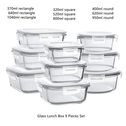 Glass Microwave Lunch Box