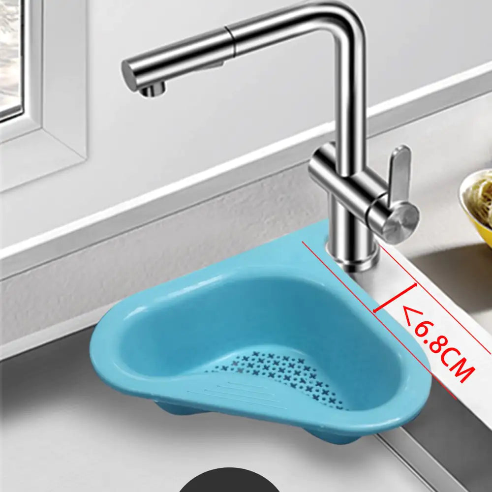 Household Sink Hanging Fruit and Vegetable Filter Water Drain Basket - Kitchen Dry and Wet Separation Swan Drain Basket