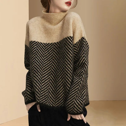 Fashion New Women's Wool Turtleneck Sweater Women