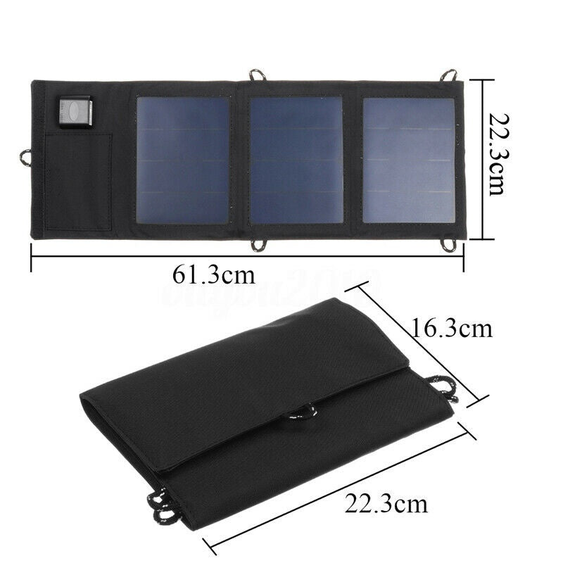 Folding solar charger