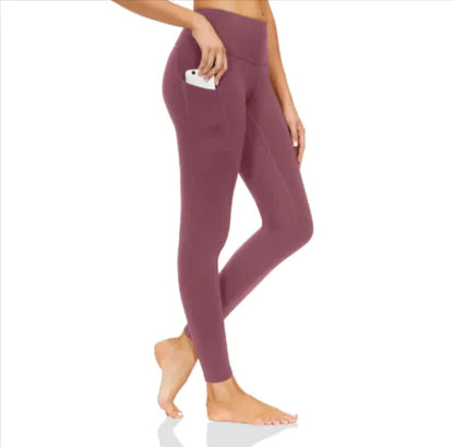 NudeFit High-Waist Stretch Fitness Pants