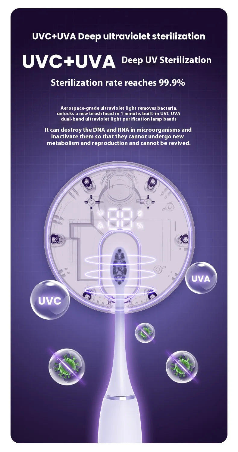 USB Wall-Mounted Toothbrush Sterilizer