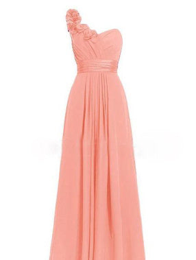 Women's Multi Colored Slanted Neck Sleeveless Strapless Long Dress