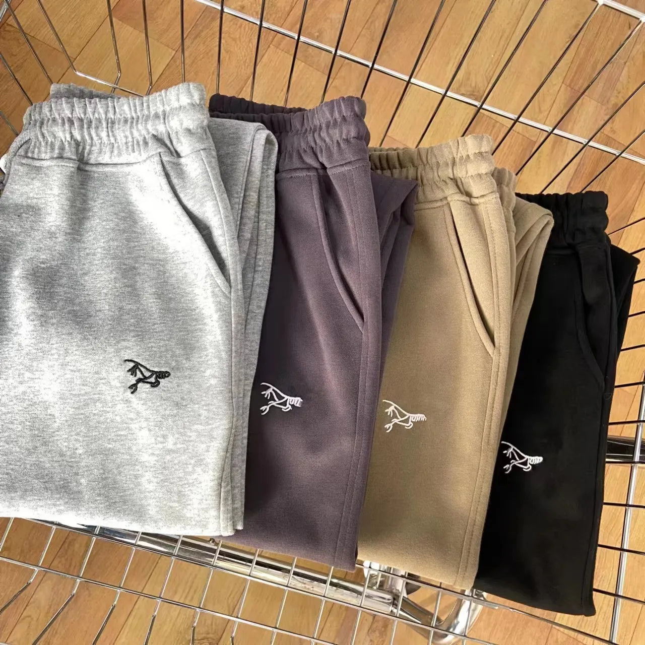 Men's Embroidered Casual Sports Pants