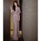 Evening Gown Women's Halter French Style