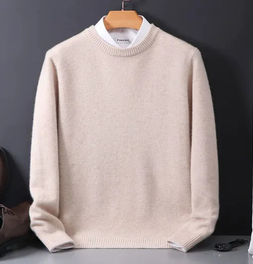 Oversized Round Neck Knit Sweater