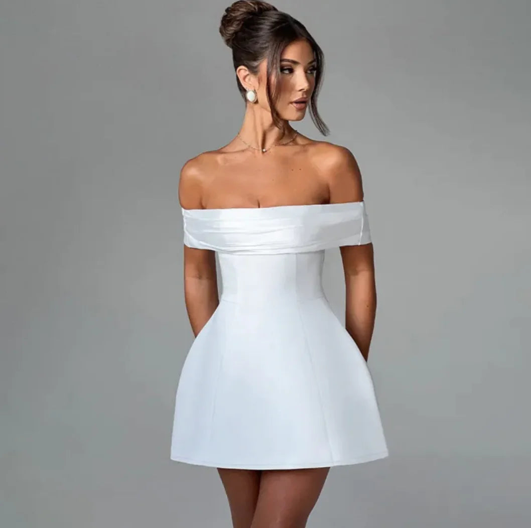 Slim-Fit Off-Shoulder Dress