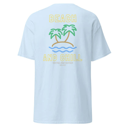 Embroidered Beach and Chill Classic Tee