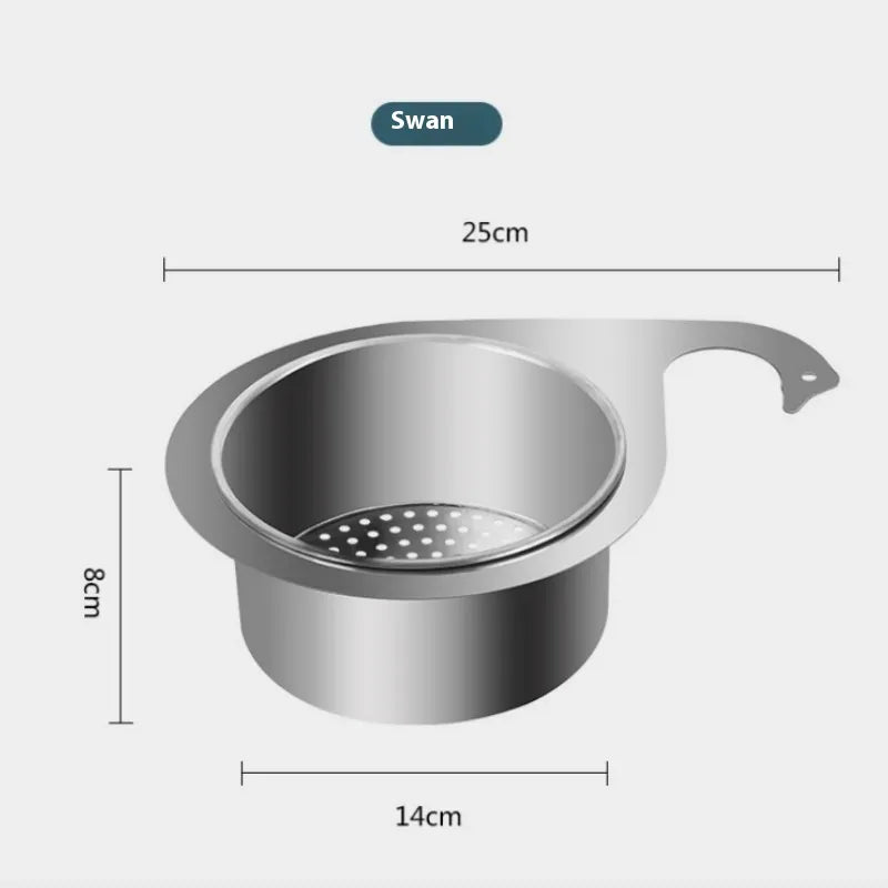 Stainless Steel Hanging Draining Rack For Kitchen Sink