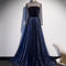 New Style High End Celebrity Long Tail Starry Sky Dress