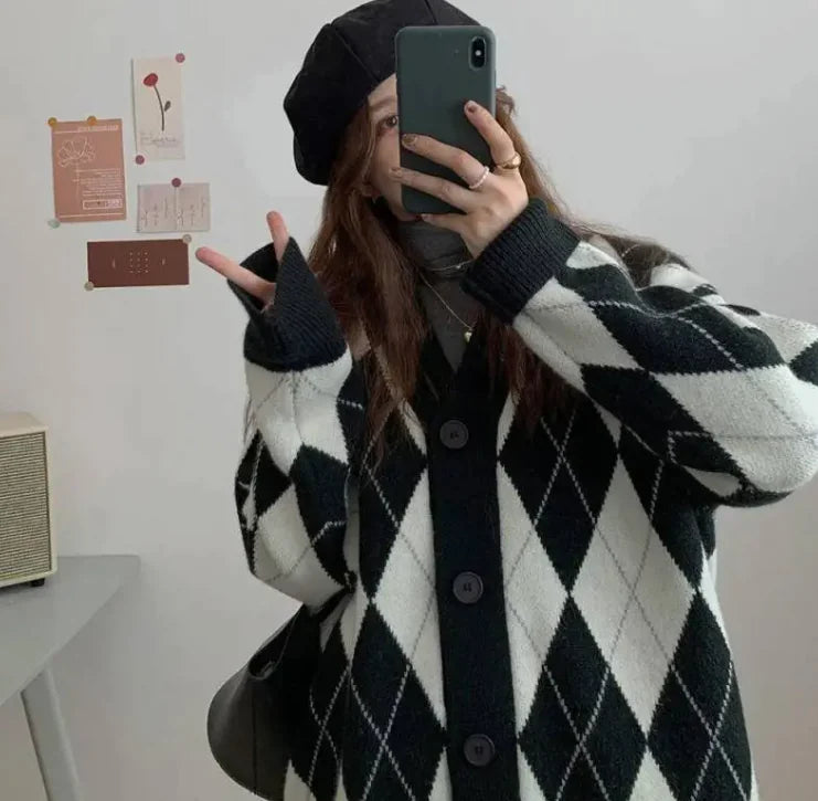 Sweet Korean Loose Cardigan