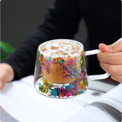 Double-Layer Borosilicate Glass Coffee Cup