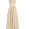 Women's Multi Colored Slanted Neck Sleeveless Strapless Long Dress