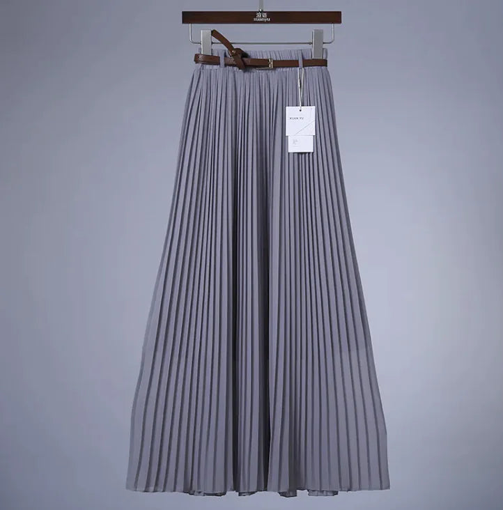 Swingy Drape Chiffon Skirt