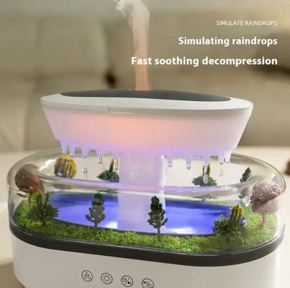 Aroma Diffuser Household Bedroom Raindrop Humidifier