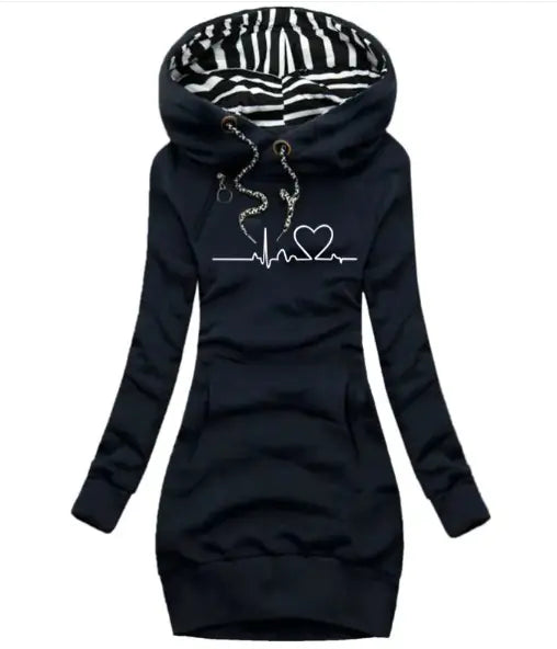 Long Sleeve Hoodie Dress