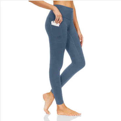 NudeFit High-Waist Stretch Fitness Pants