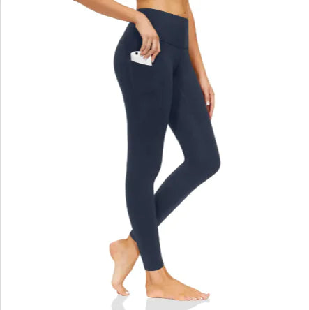 NudeFit High-Waist Stretch Fitness Pants