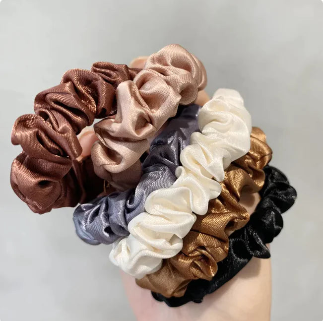 Chic Satin French Hair Tie Set