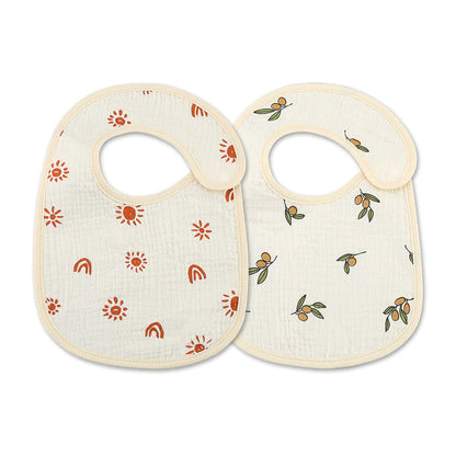 Cotton Waterproof Gauze Bib