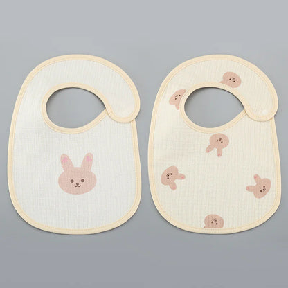 Cotton Waterproof Gauze Bib