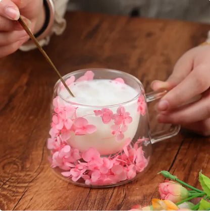 Double-Layer Borosilicate Glass Coffee Cup