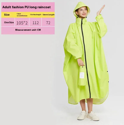 Unisex Heavy-Duty Cycling Raincoat