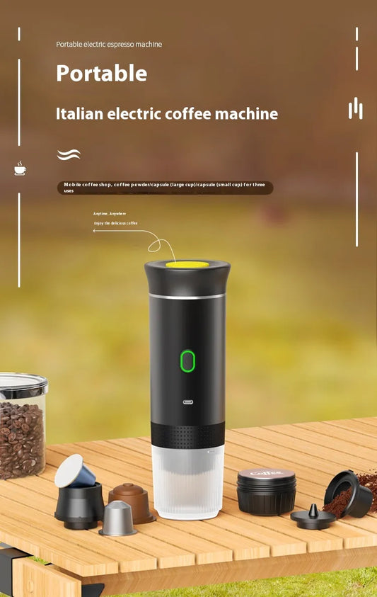 Portable Wireless Electric Coffee Capsule Machine