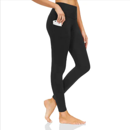 NudeFit High-Waist Stretch Fitness Pants