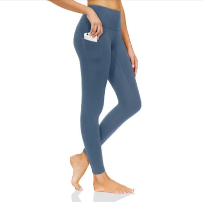 NudeFit High-Waist Stretch Fitness Pants