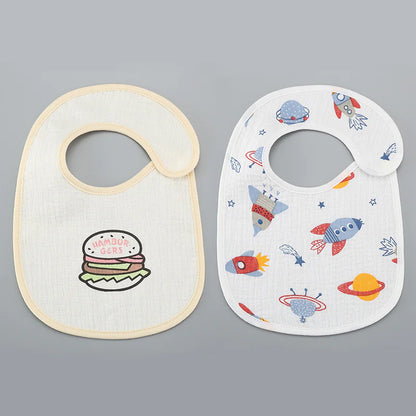 Cotton Waterproof Gauze Bib