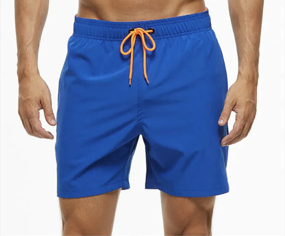 Men's Casual Solid Color Beach Shorts