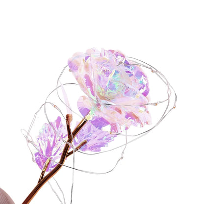 Enchanted LED Glass Rose Decoration