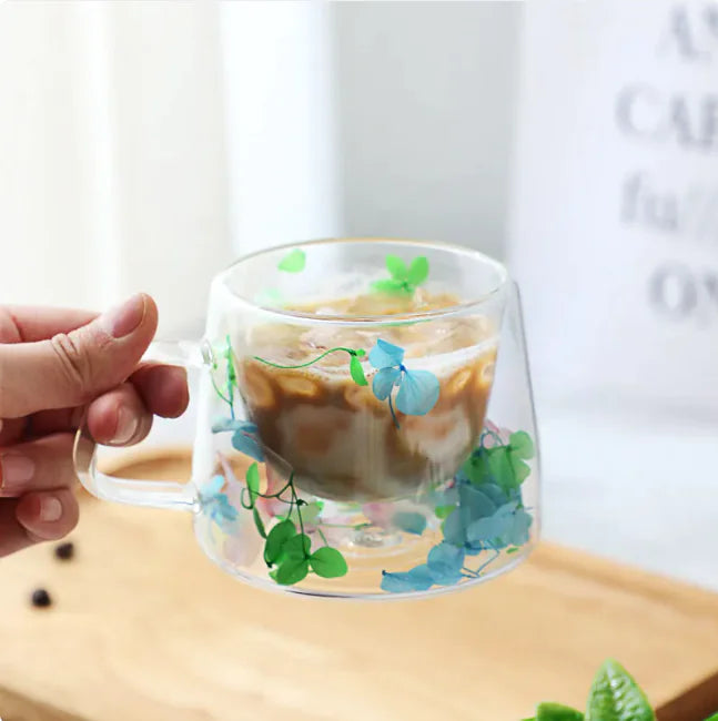 Double-Layer Borosilicate Glass Coffee Cup