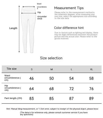 Double-Sided Sanding Workout Pants