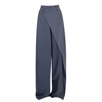 Irregular Wide-Leg Pants