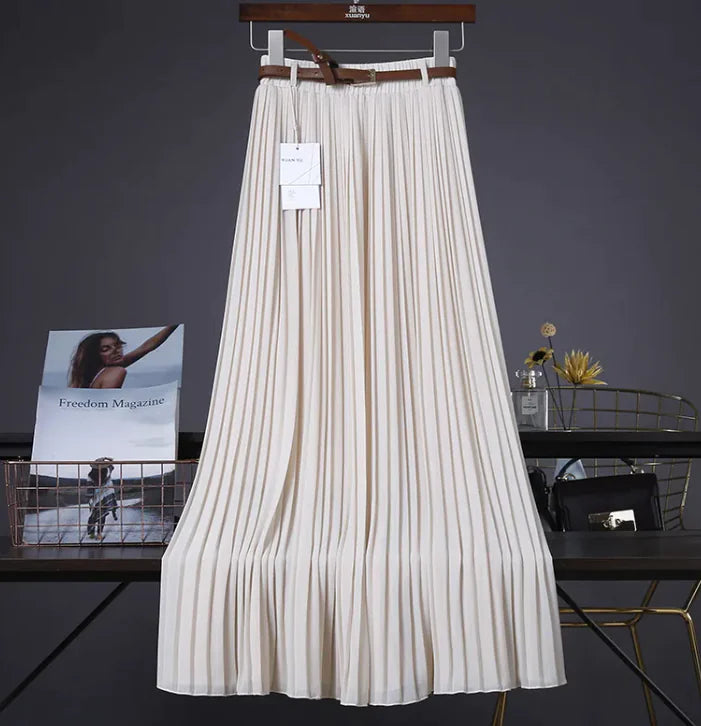 Swingy Drape Chiffon Skirt