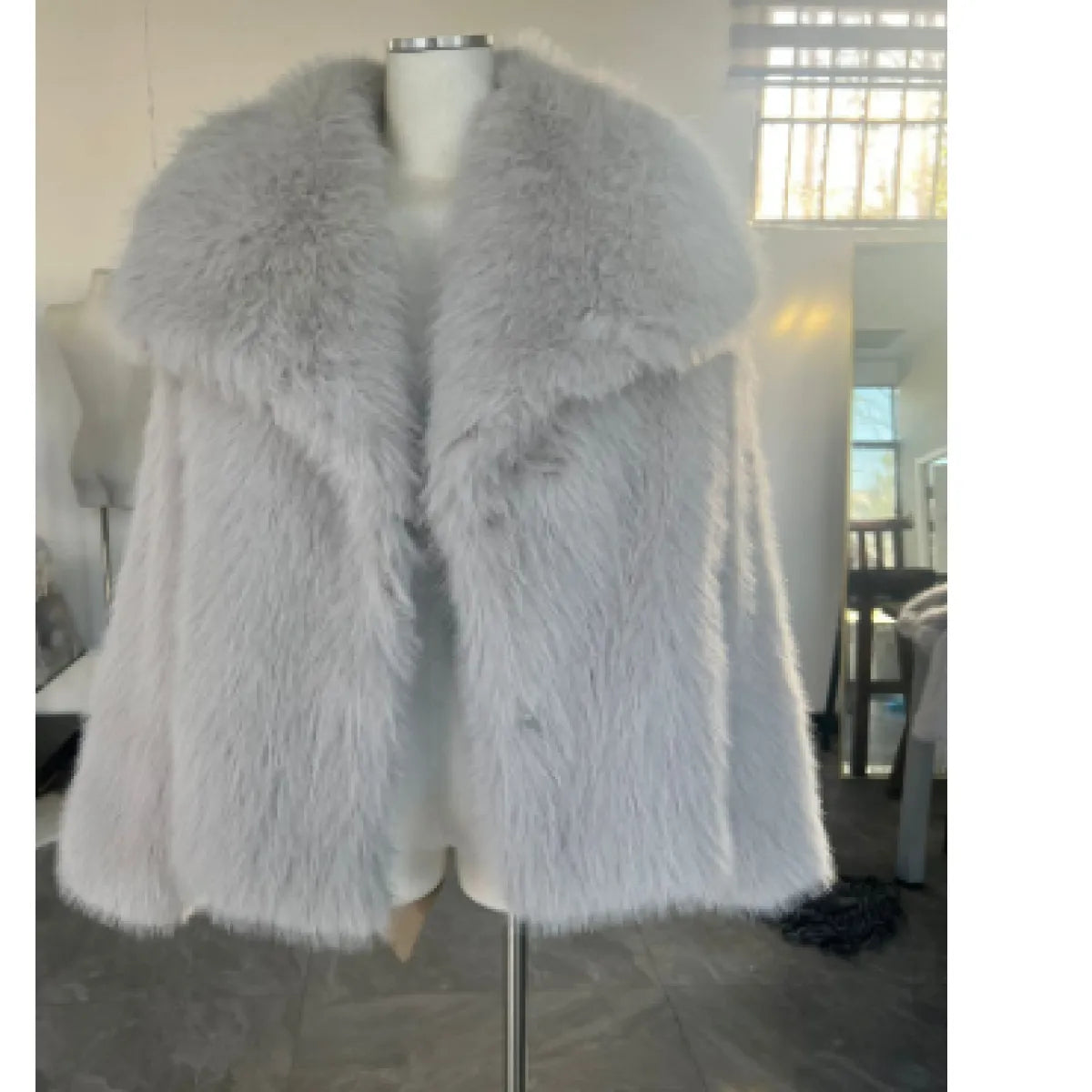 Winter Plush Lapel Coat