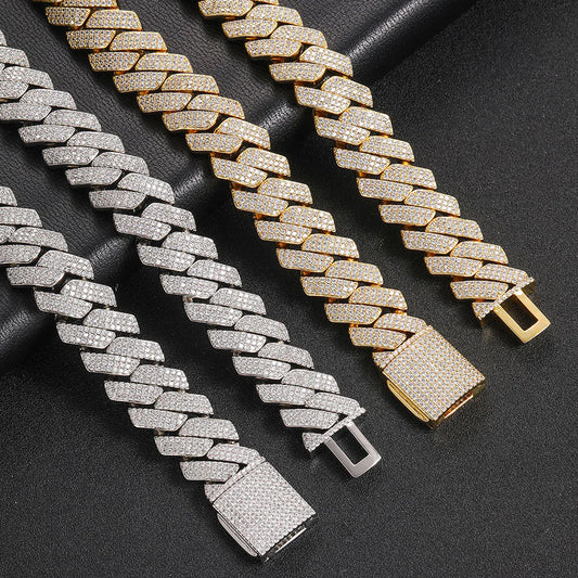 Men's 3-Row Flip Buckle Bracelet