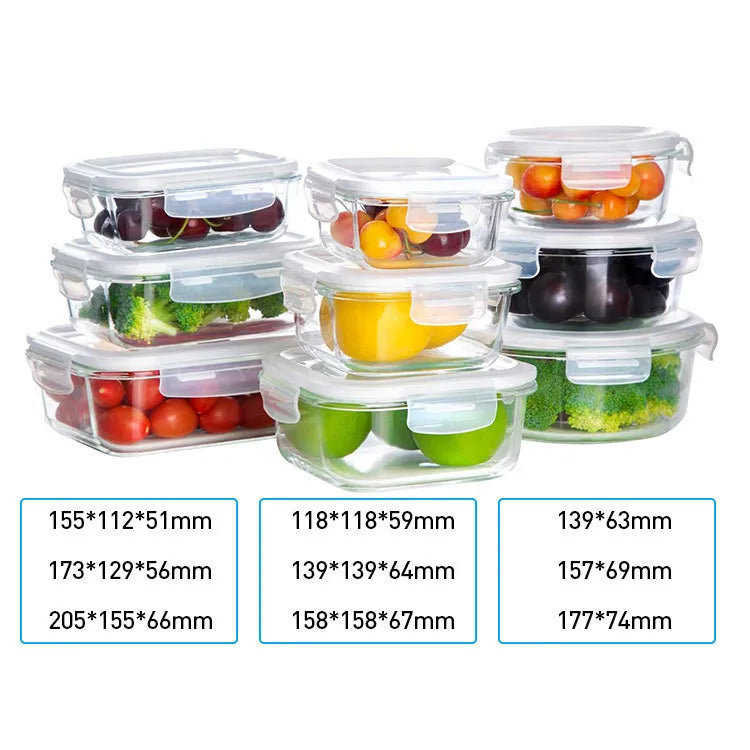 Glass Microwave Lunch Box