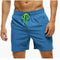 Men's Casual Solid Color Beach Shorts