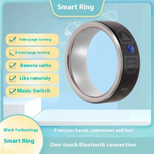 Compatible With  , New Smart Bluetooth Ring Wearable Device