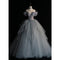 Female Texture Host Gift Tulle Tutu French Banquet Princess Dress