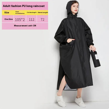 Unisex Heavy-Duty Cycling Raincoat