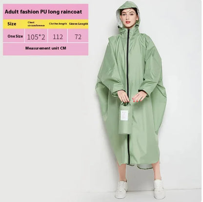 Unisex Heavy-Duty Cycling Raincoat