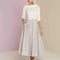 Formal Banquet Temperament Formal Daily Style Off-shoulder Half Sleeve Dress