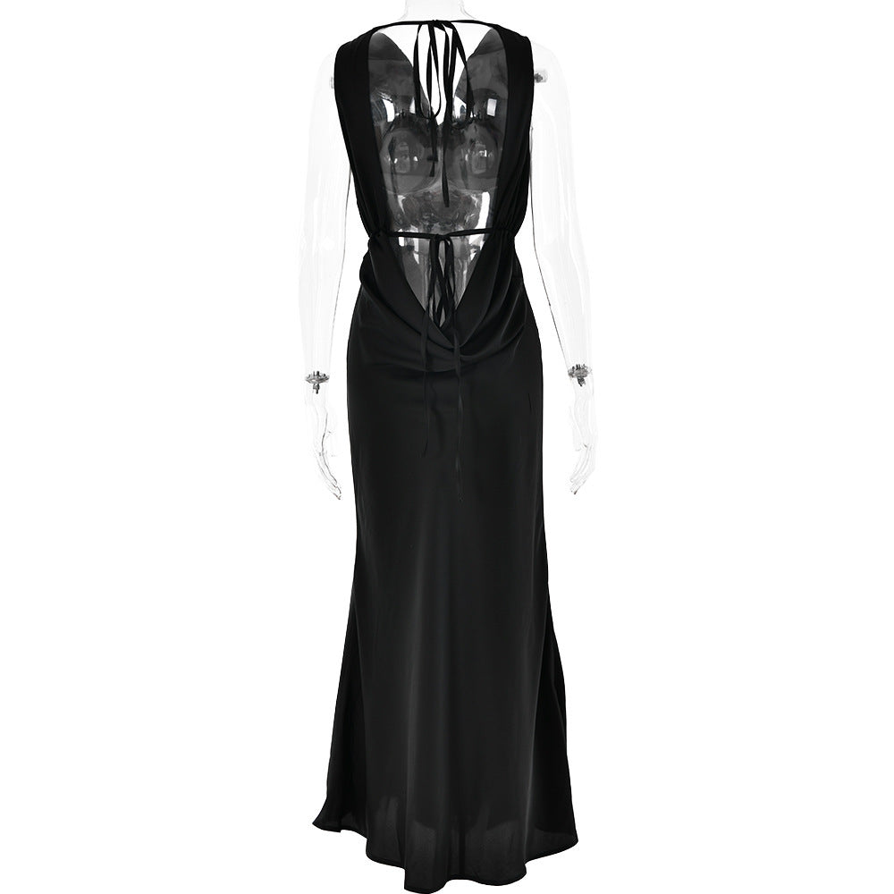 Women's Clothing Banquet Style Evening Lace Up Long Dress