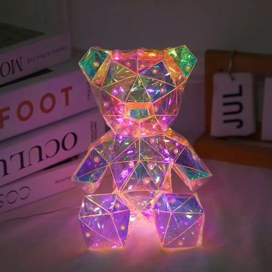 Colorful Bear Night Light