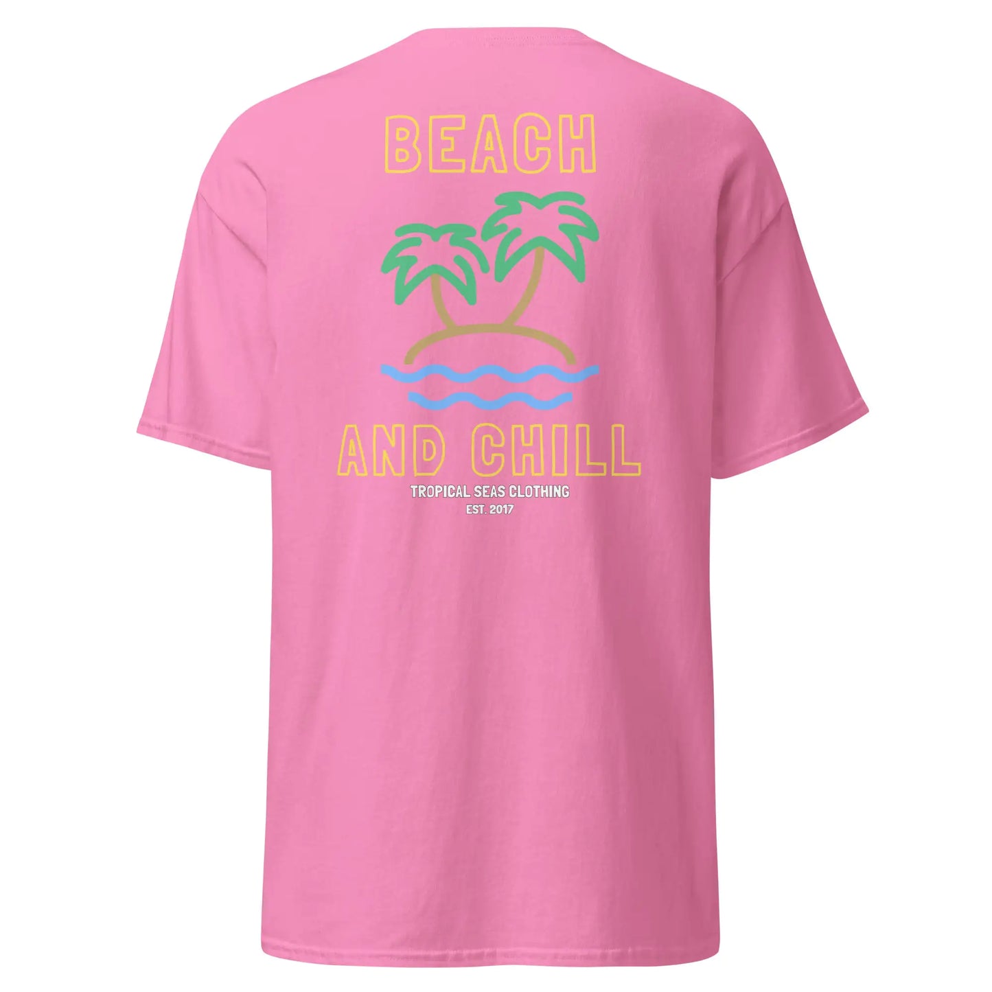 Embroidered Beach and Chill Classic Tee