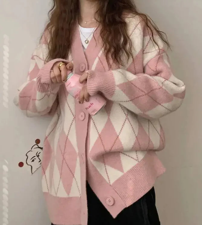 Sweet Korean Loose Cardigan